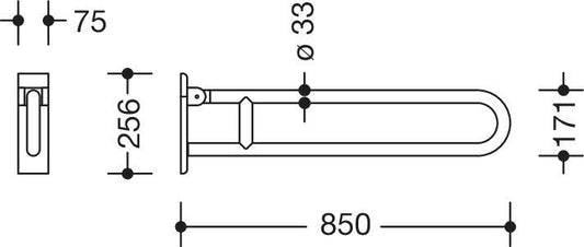 HEWI 805.50.120 - 850 mm