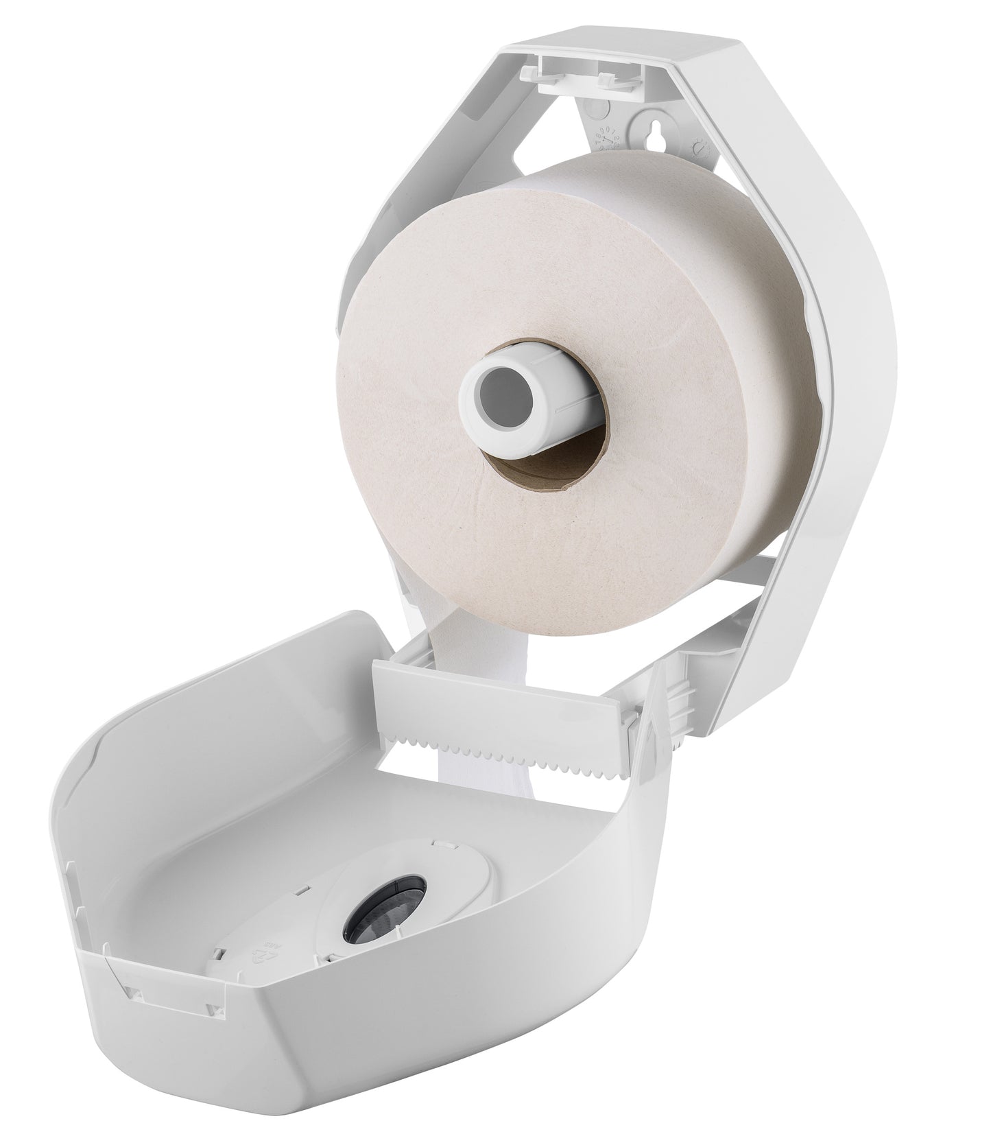 MODULAR midi jumbo toilet roll dispenser CLEAR