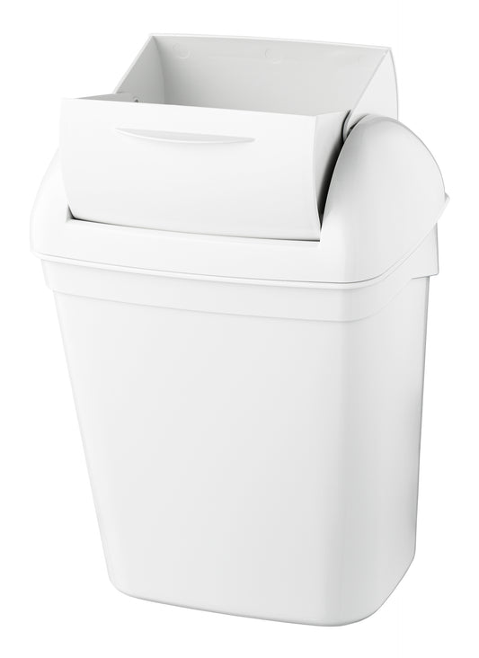WHITE hygiene waste bin 8 liters