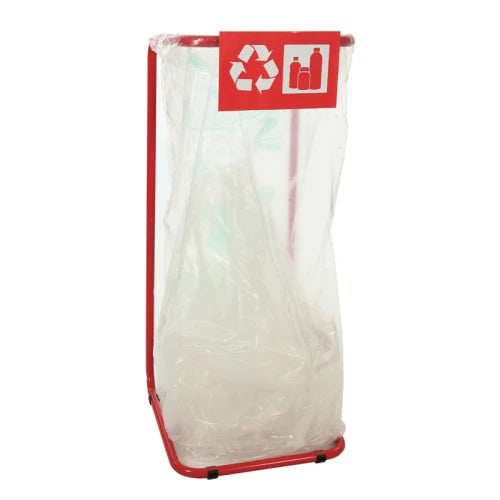 Stickerset afvalscheiding - rood, blauw