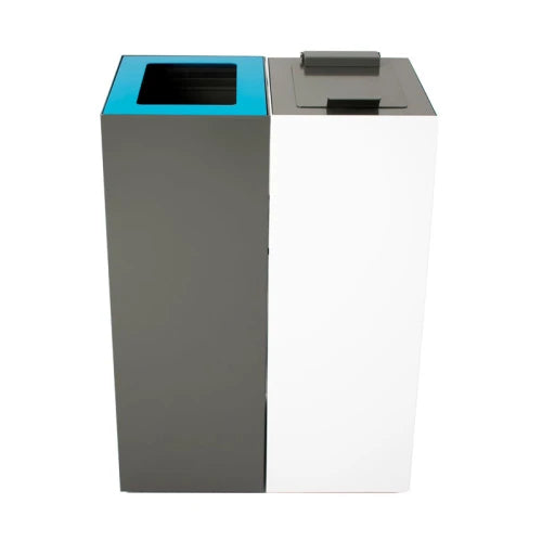V-Part Top with hinged lid for modular waste separation unit 60L