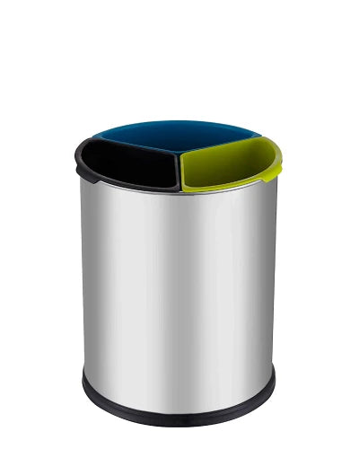 V-Part Round Open Top Waste Separation Bin