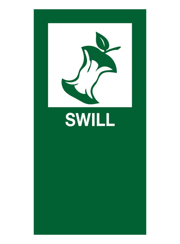 Magnetic sticker Swill - green