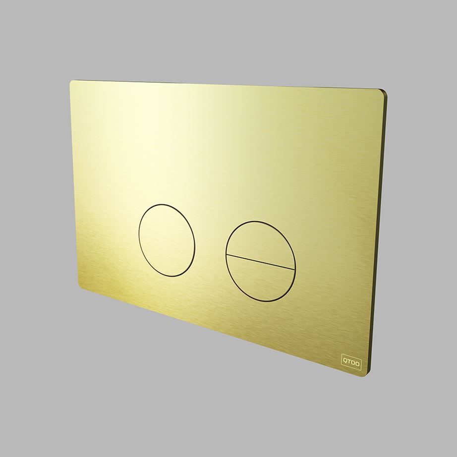 DLINE QF6001MP3 OMEGA control plate PVD brass