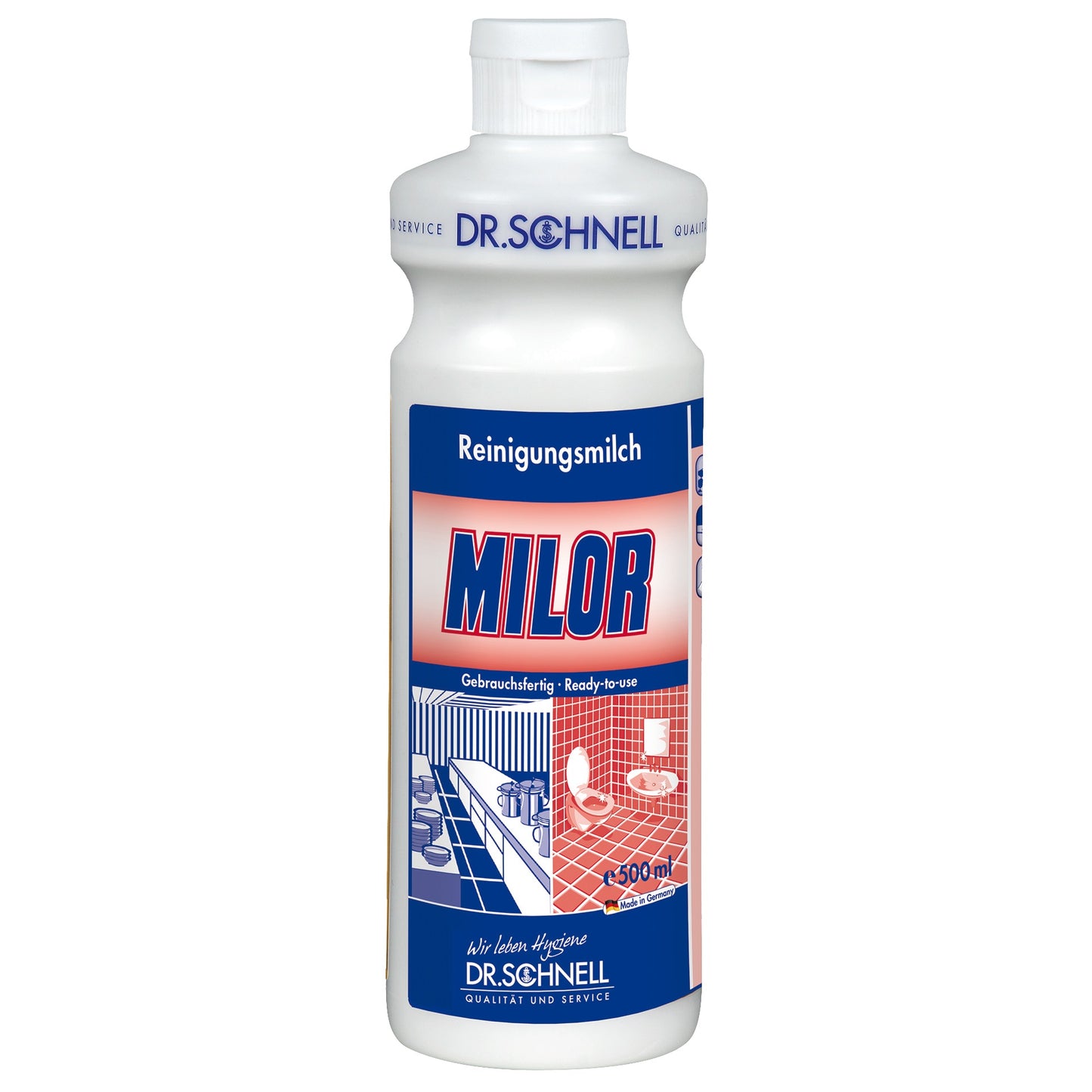 Dr. Schnell Milor milde Reinigungsmilch flüssig Flasche 1x500ml