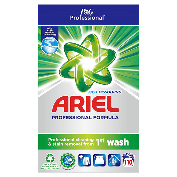 Ariel White Washing Powder Professional Regular 6.6 kg (130 washes),