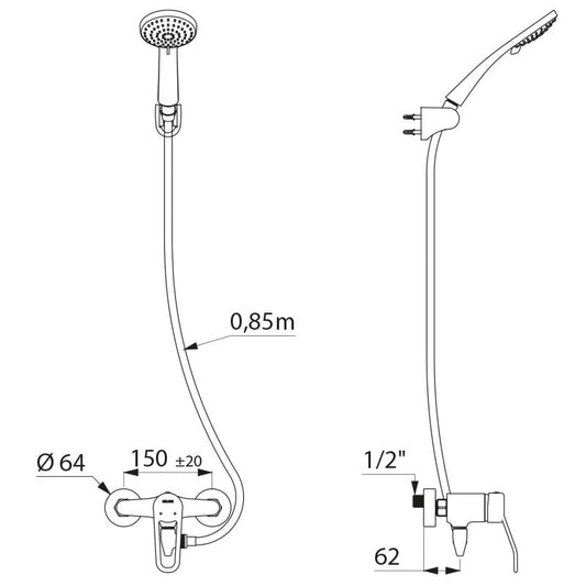 Delabie 2539EPSHYG