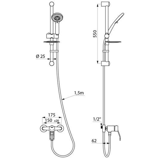 Delabie 2539EPSKIT