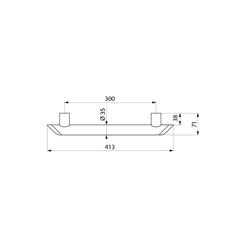 Delabie 511903W - 300 mm