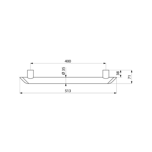 Delabie 511904C - 400 mm