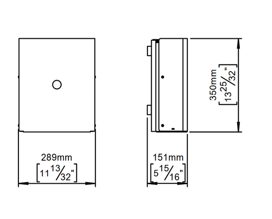 DLINE 147097P3310 Abfalleimer 10L PVD Messing