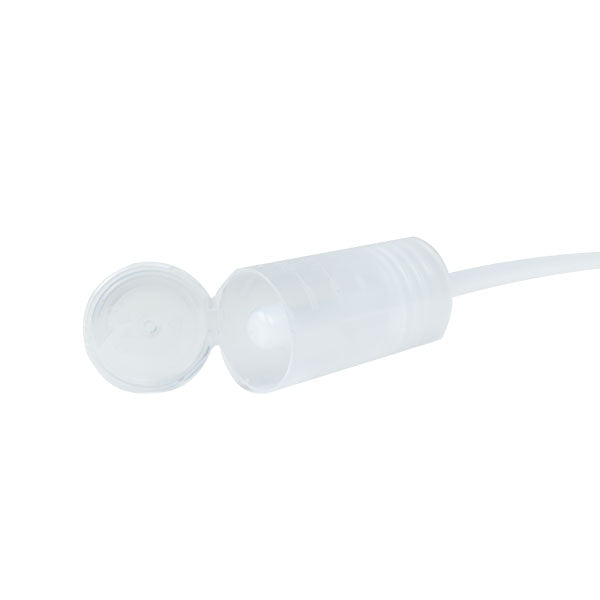 Americol measuring cap for 1 liter bottle. Transparent PP 28/400 + 28/410, tube 27cm