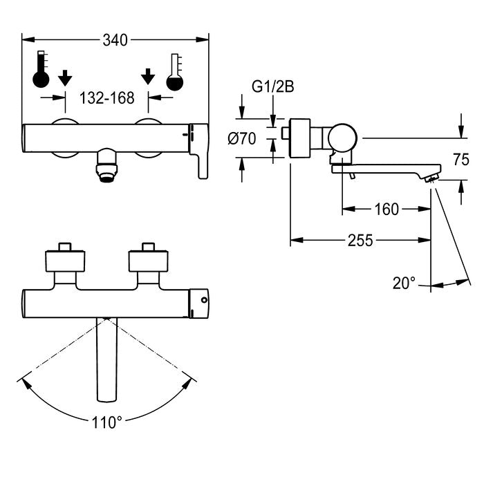 DELABIE F5LT1106 - 160 mm