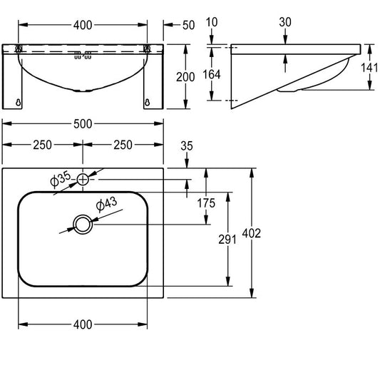 DELABIE WT500A M - 400 mm