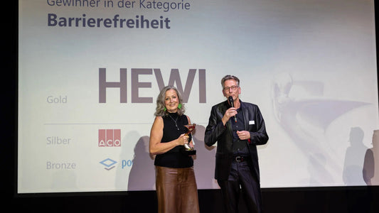 Dubbele award: HEWI ontvangt de gouden en zilveren ARCHITECTS ́DARLING®