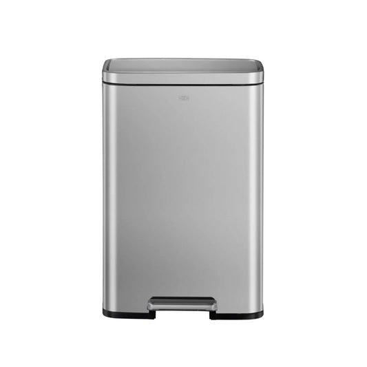 Madison pedal bin 50 liter, EKO - Misty matte stainless steel