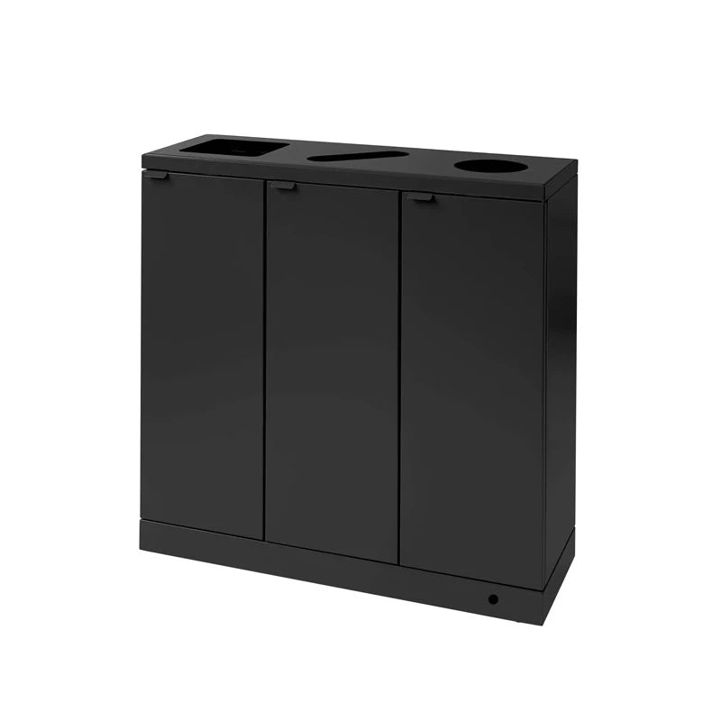 Bica Advanced 869 Waste Separation Unit 3x65 litres, Bica - black