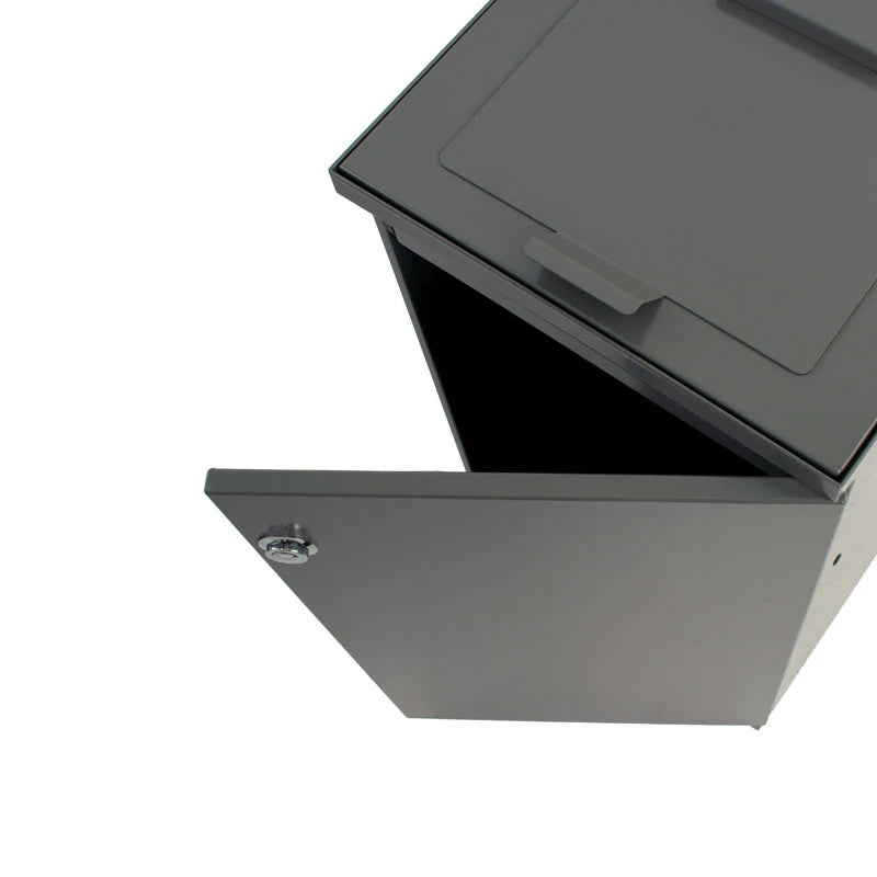 V-Part Modular Waste Bin with Door and Bag Holder 90L