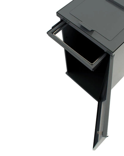 V-Part Modular Waste Bin with Door and Bag Holder 90L