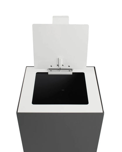 V-Part Oberteil mit Klappdeckel für modulares Abfalltrennsystem 90L