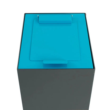 V-Part Top mit Klappdeckel für modulare Mülltrennungseinheit 60L