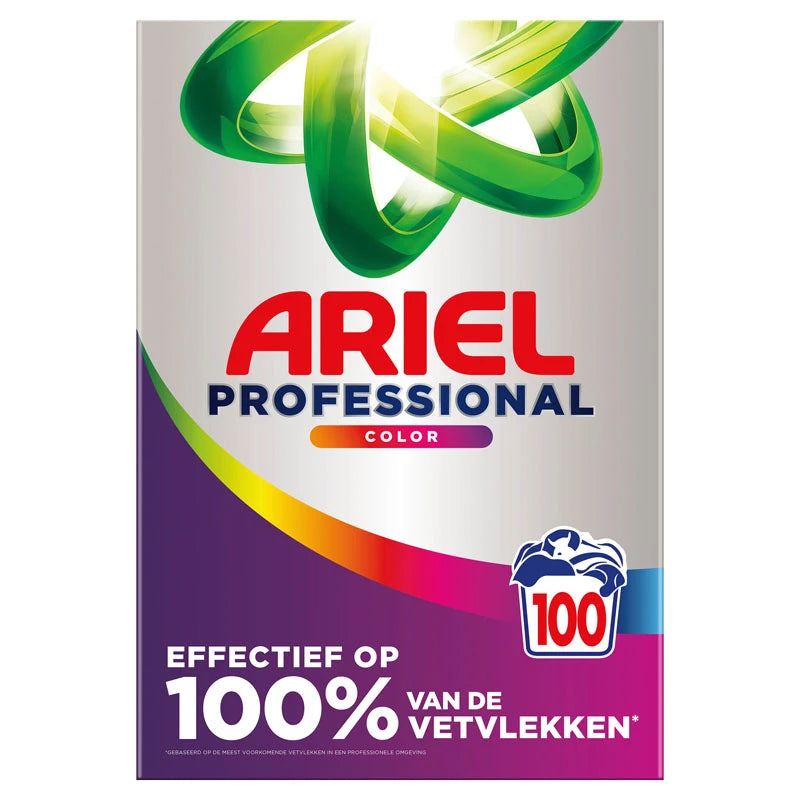 ARIEL PROFESSIONAL Wasmiddel Poeder Color 100sc 1x5.5KG