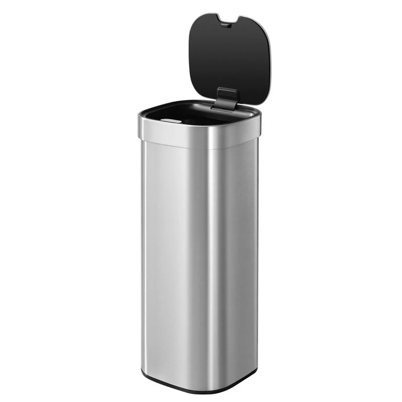 Loft Touch Top Bin 40 litre, EKO - matt stainless steel