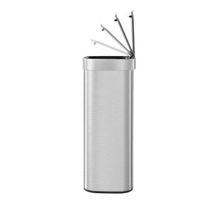 Loft Touch Top Bin 40 litre, EKO - matt stainless steel