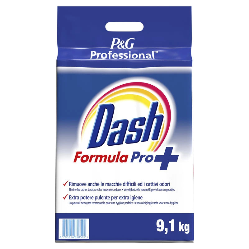 DASH PROFESSIONAL Powder+ Wasmiddel Professional 9,1KG