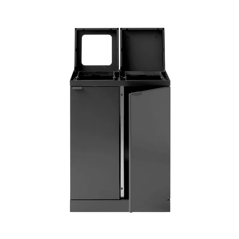 Bica Basic 886 Waste Separation Unit 2x45 litres, Bica - anthracite