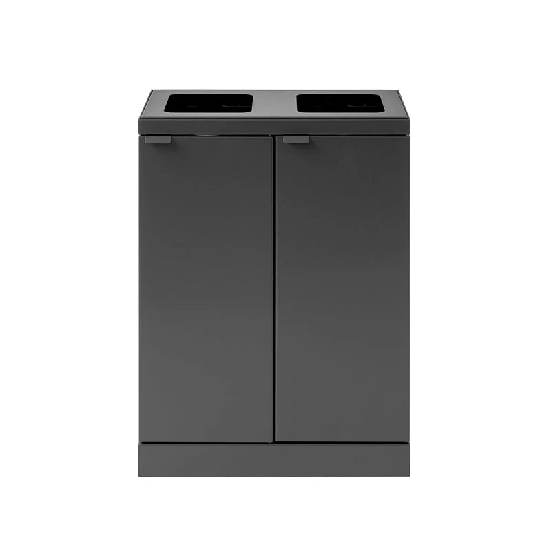 Bica Basic 871 Waste Separation Unit 2x45 liters, Bica - anthracite