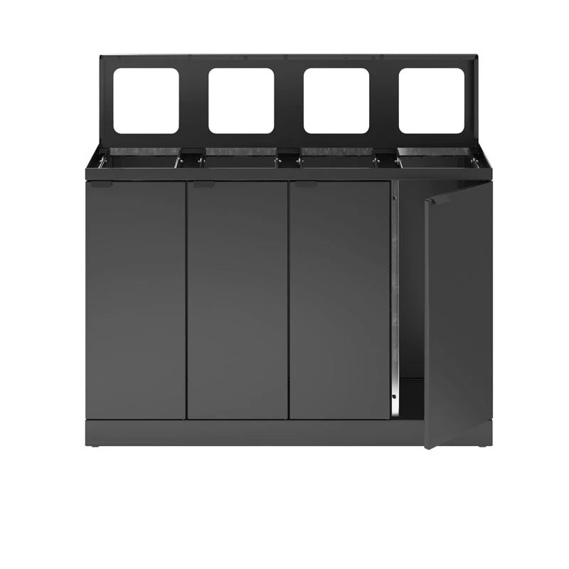 Bica Basic 878 Waste Separation Unit 4x45 litres, Bica - anthracite