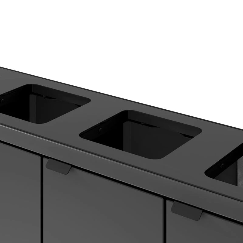 Bica Basic 878 Waste Separation Unit 4x45 litres, Bica - anthracite