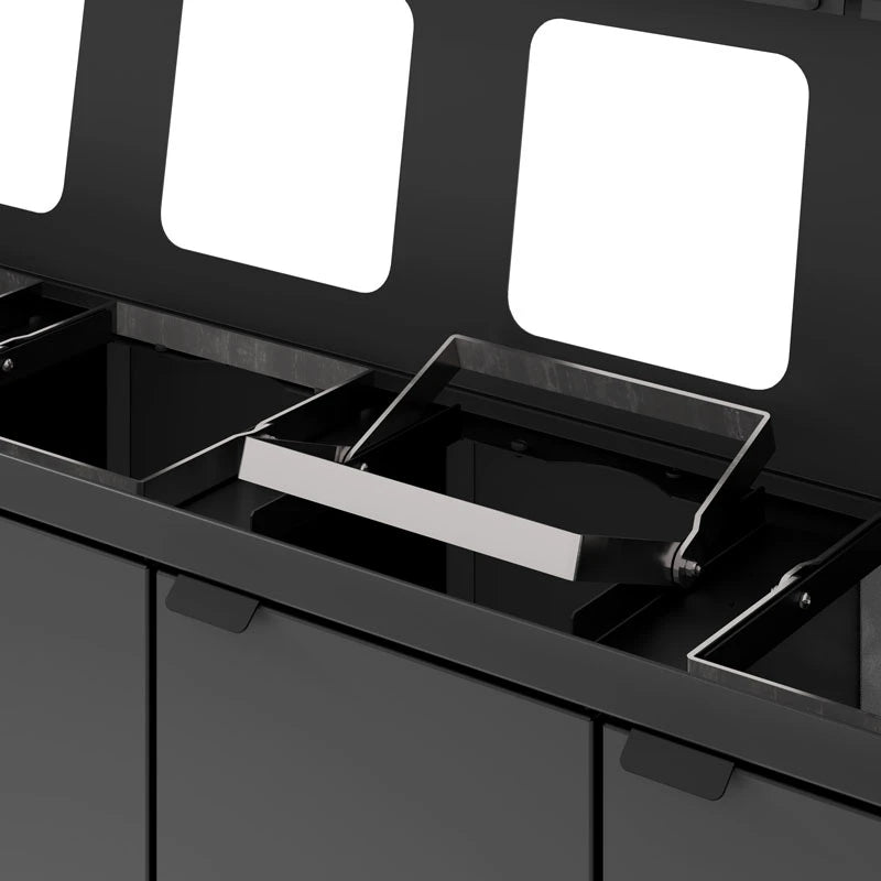 Bica Basic 878 Waste Separation Unit 4x45 litres, Bica - anthracite