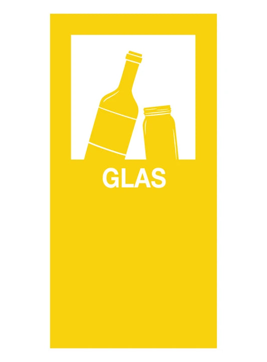 Magnetsticker Glas - gelb