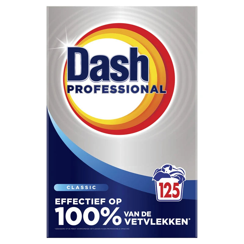DASH PROFESSIONAL Wasmiddel Poeder Regular 125sc 6,25KG