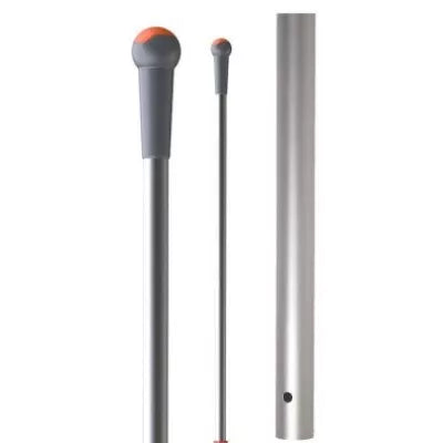 Giotto aluminum handle orange 145 cm with 1 hole 23mm