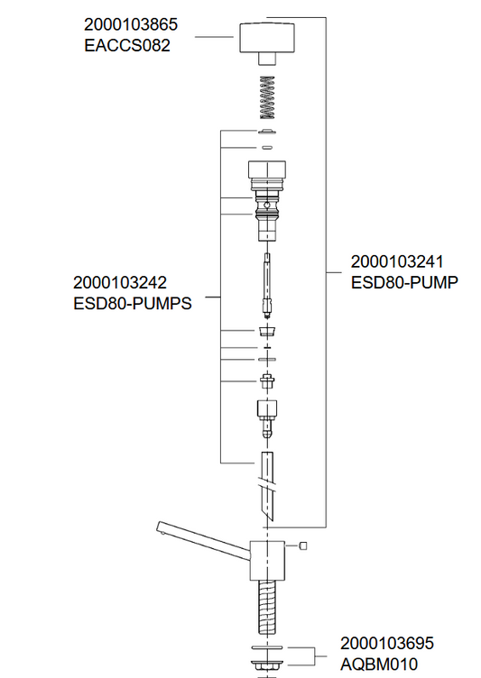 OUTLET KWC ESD80-PUMPS