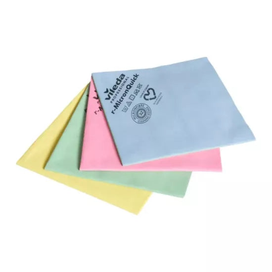 Vileda r-MicronQuick Blau 38x40cm Packung 5 Stück