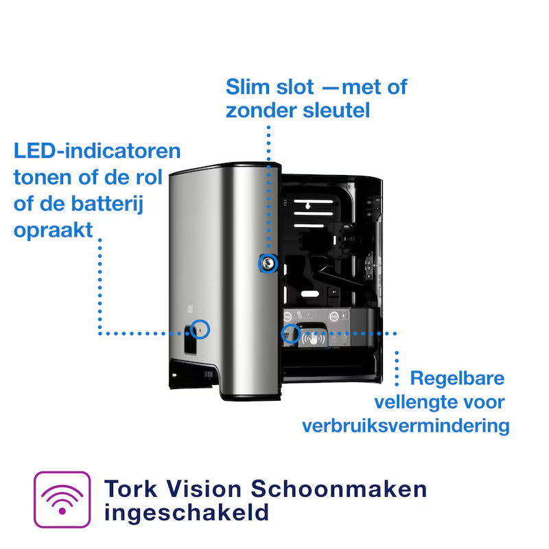 TORK 460001 Matic® Handtuchrollenspender mit Intuition™ Sensor Edelstahl H1