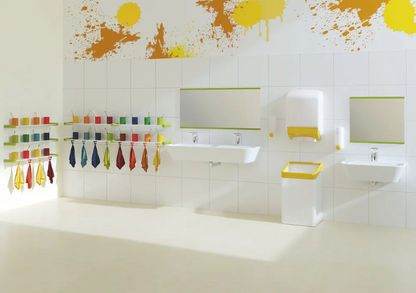 HEWI 477.05.20012 18 Waste bin for paper towels colour: 18 (mustard yellow)