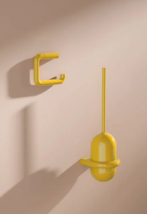 HEWI 477.20.100 18 WC brush set color: 18 (mustard yellow)