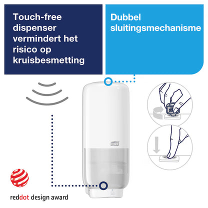TORK 561600,S4 Seifenspender mit Intuition™ Sensor Weiß S4