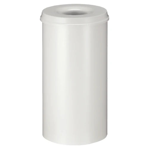 V-Part Flame-retardant waste bin 50 L - white R9002