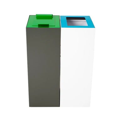 V-Part Top mit Klappdeckel für modulare Mülltrennungseinheit 60L