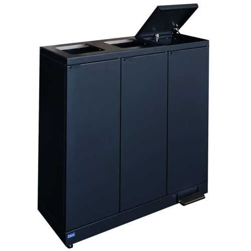 Bica Advanced 973 Waste Separation Unit 3x65 Litre, Bica - black