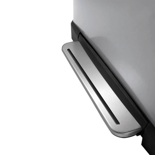 E-Cube pedal bin 50 litre, EKO - matte stainless steel