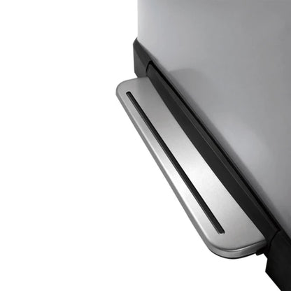 E-Cube pedal bin 50 litre, EKO - matte stainless steel