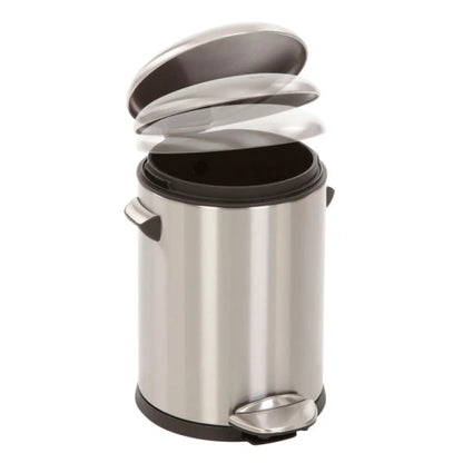 Belle Deluxe pedal bin 5 liter, EKO - matte stainless steel