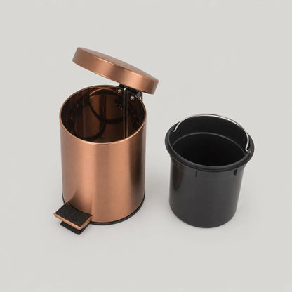 GEESA 91634-10 NEMOX BRUSHED BRONZE pedal bin 3L